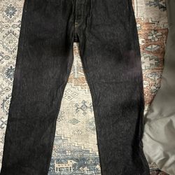 Levi 501 Black Rigid 