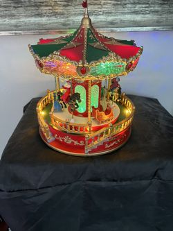 Christmas Village decoration carrousel