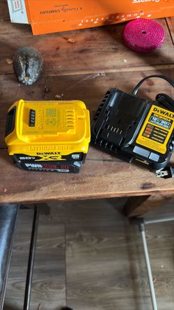 Brand new dewalt charger and battery with extra battery 120$ obo