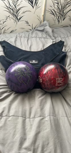 Black Widow 3.0 + Brunswick TZone Bowling Balls w/ Microfiber Towel