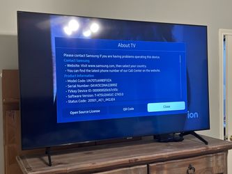 Samsung 70" 4K UHD Smart TV UN70TU6980FXZA