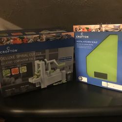 Crofton Deluxe Spiral Cutter and Digital Kitchen Scale