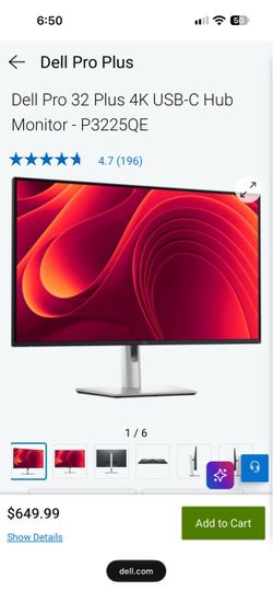 Dell 32 Inch Monitor New P3225DE