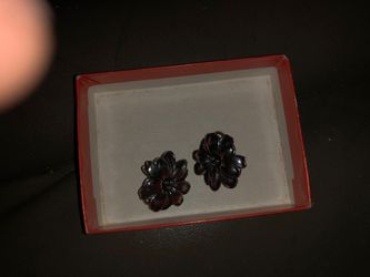 James Avery flower ear rings