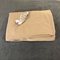 Biddeford Electric Heated Throw Blanket, Model OTG Tan