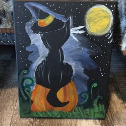 Halloween cat picture