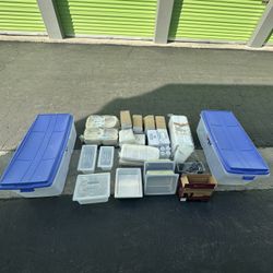 Bulk Restaurant / Food Prep Supplies – Containers, Plates, Bins, hotdogs, salads