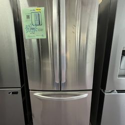 LG 30’ Wide French Door Refrigerator Stainless Steel Free Delivery 