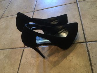 Black high heels