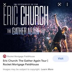 2 Tickets Eric Church 