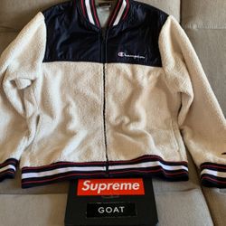 Champion Wool Zip Up Jacket Size Large $100 Obo 