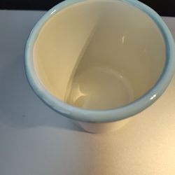 Hearth and Hand Enamelware White and Blue Mug