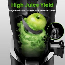 Cold Press Juicer, Slow Masticating Machine, BPA Free 250W