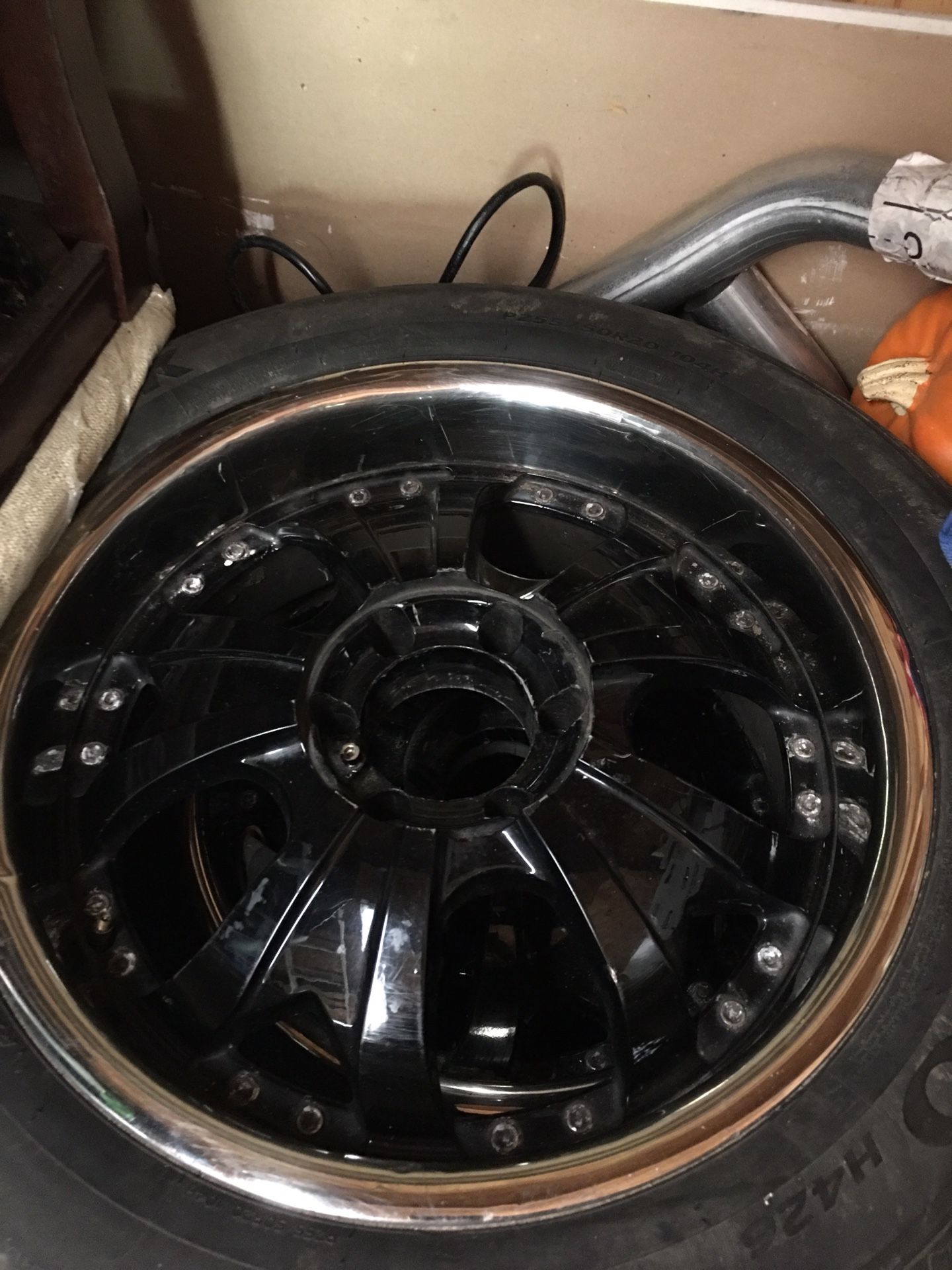 20 inch rims. Brand new tires!