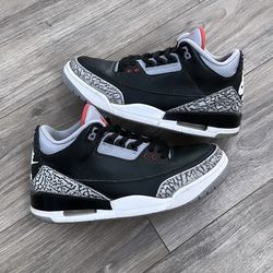 Jordan 3 black cement size 9.5