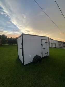 🦅Quality Cargo Trailer 6x10 SA Single Axle BRAND 🆕 Plycore 0.080🔥