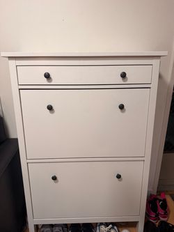 IKEA Hemnes White Shoe Cabinet