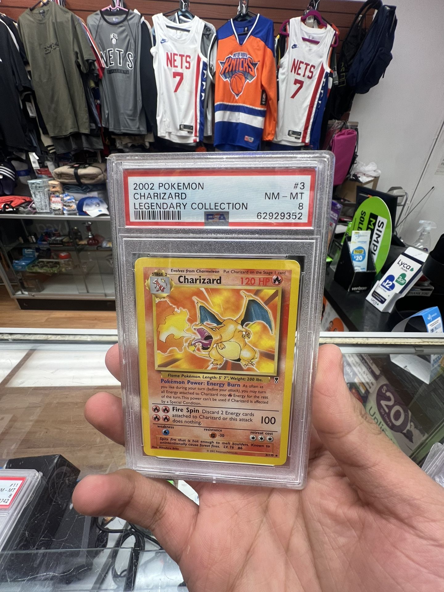 charizard 2002 pokemon card Charizard - 3/110 - Rare - Legendary Collection