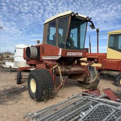 Heston Swather With Header