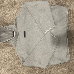 Grey Essential Hoodie Size S