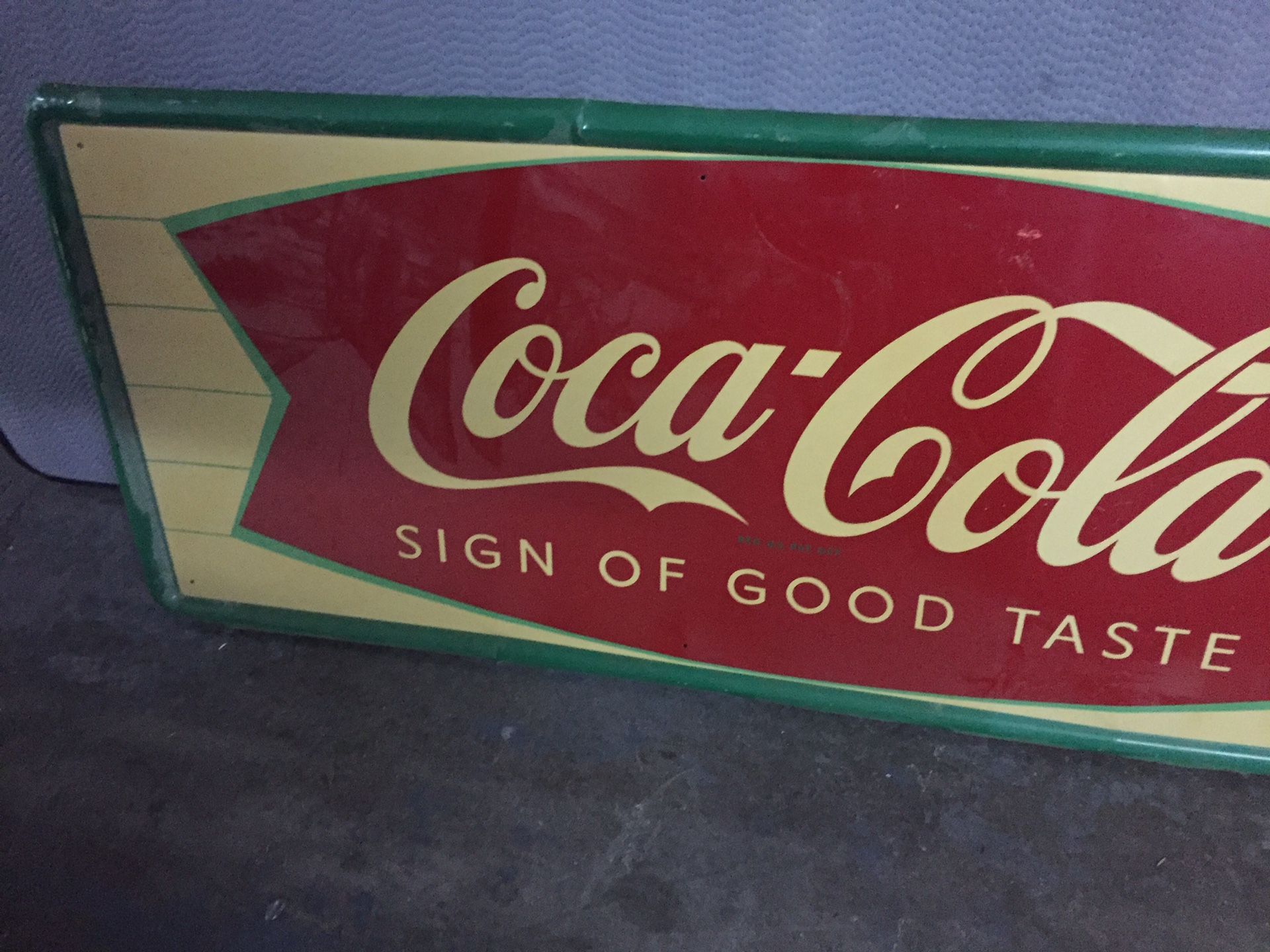 Vintage Coca-Cola sign