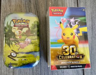Pokemon 30th Celebration Booster Bundle and Mini Tin - Mew - Brand new and Sealed