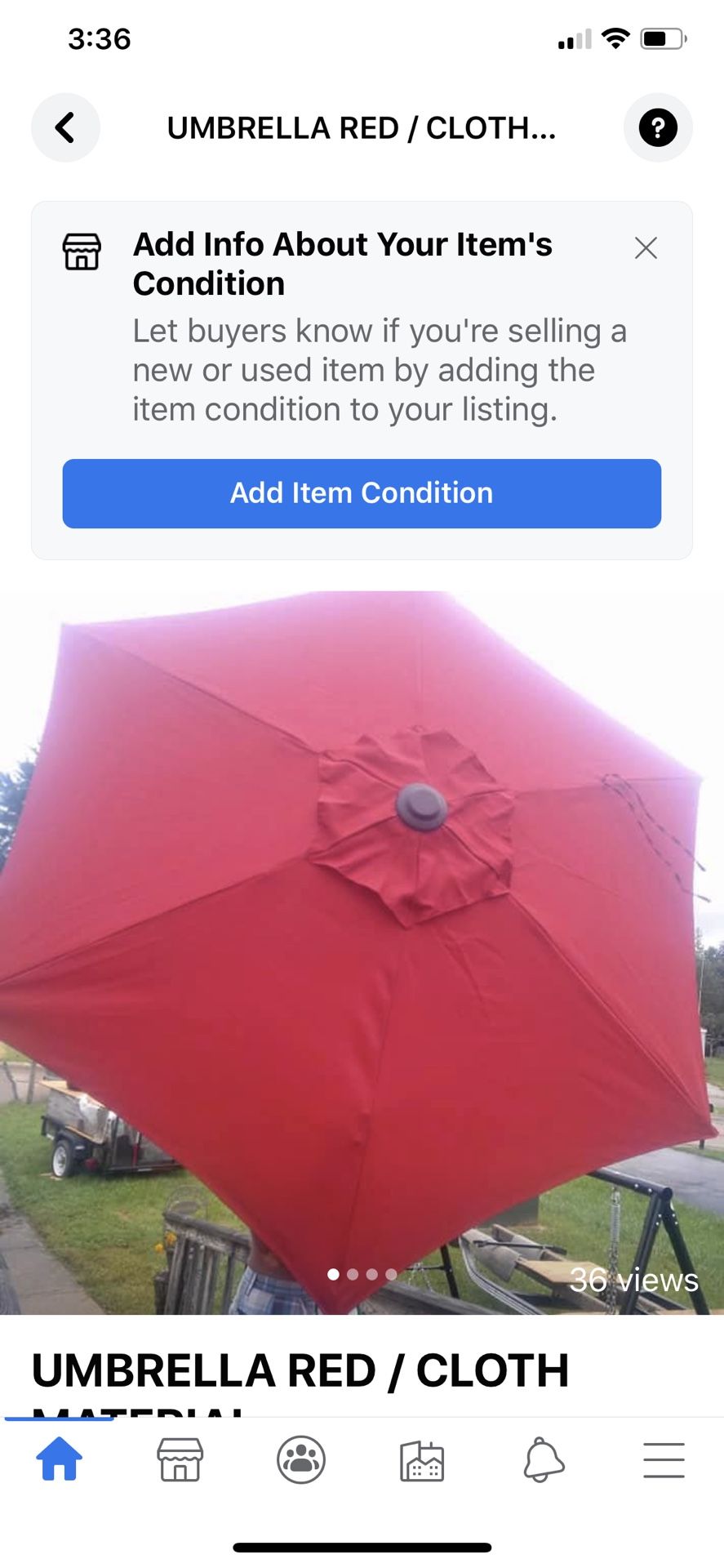 Table umbrella