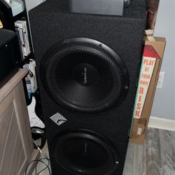 Rockford Fosgate Sub And Speakers