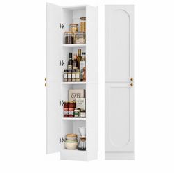 63” narrow kitchen pantry