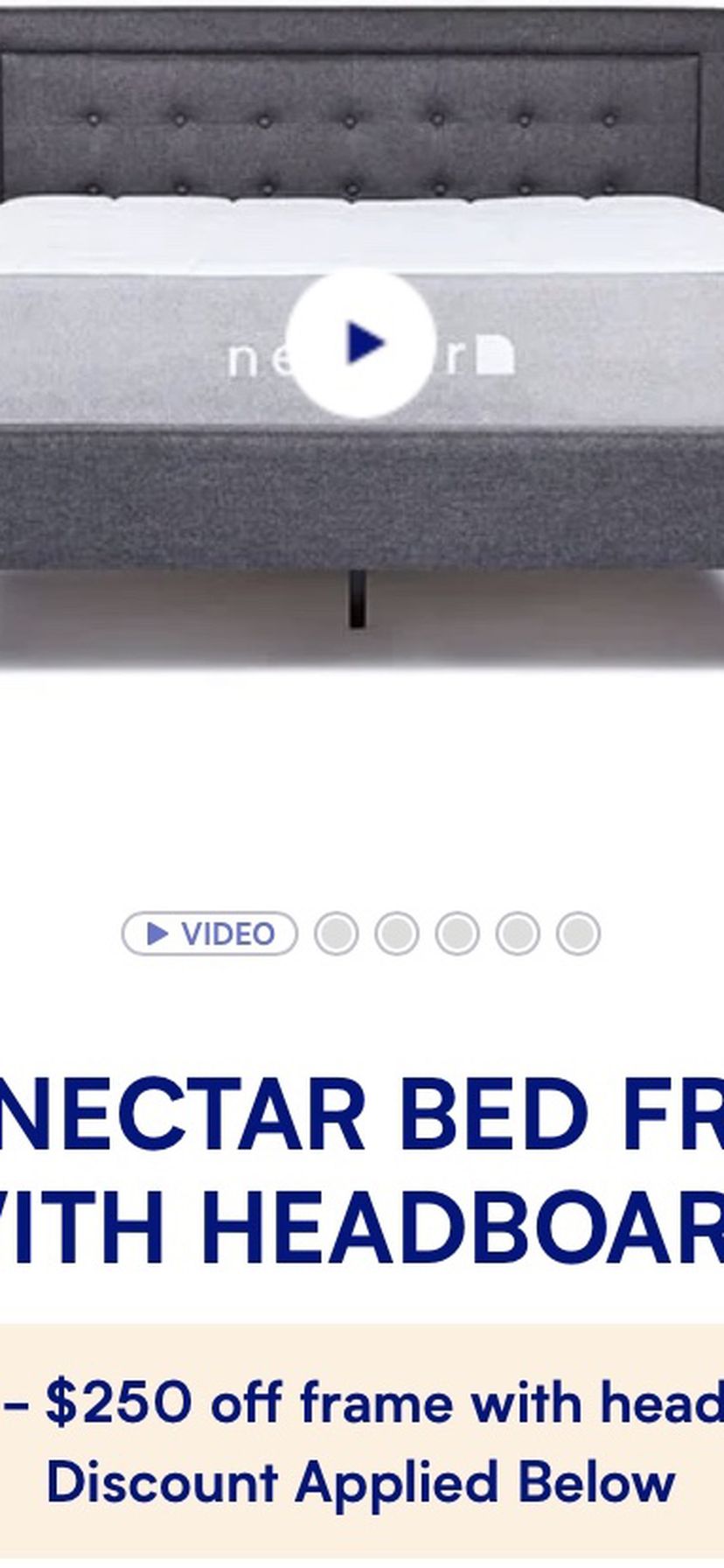 Nectar Bed Frame With Headboard