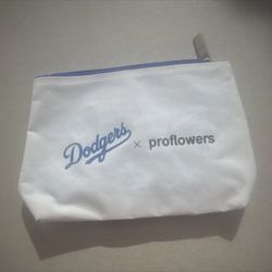 proflowers Los Angeles Dodgers White Bag MLB Baseball Fan Souvenir