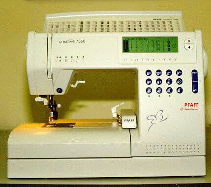 Pfaff creative 7560 sewing and embroidery machine nice expensive but selling cheap!!!