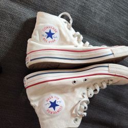 White Converse 