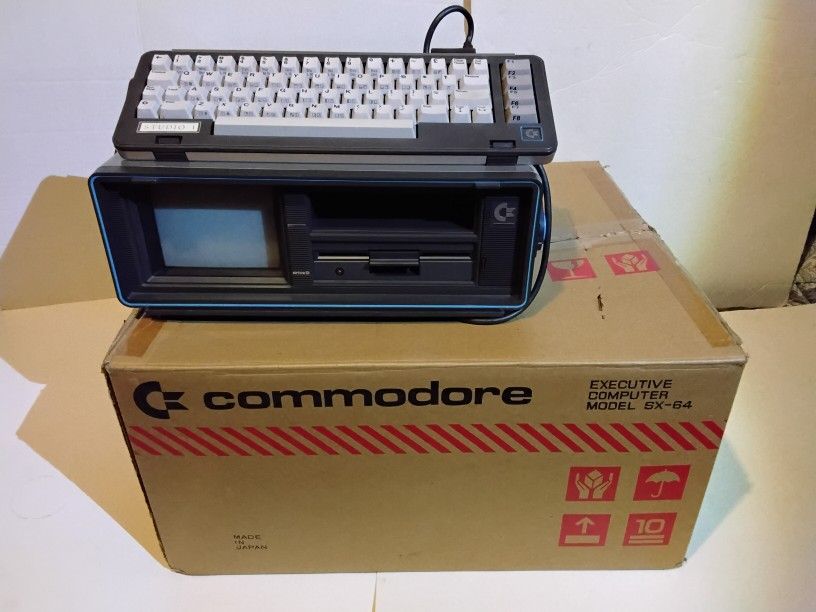 Commodore SX-64 Vintage Portable C64 Computer Rare Atari Era In Box