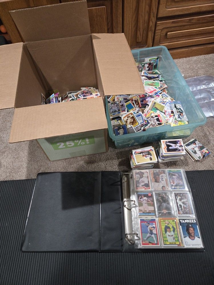 Bulk Baseball Cards Lates 80's Early 90's