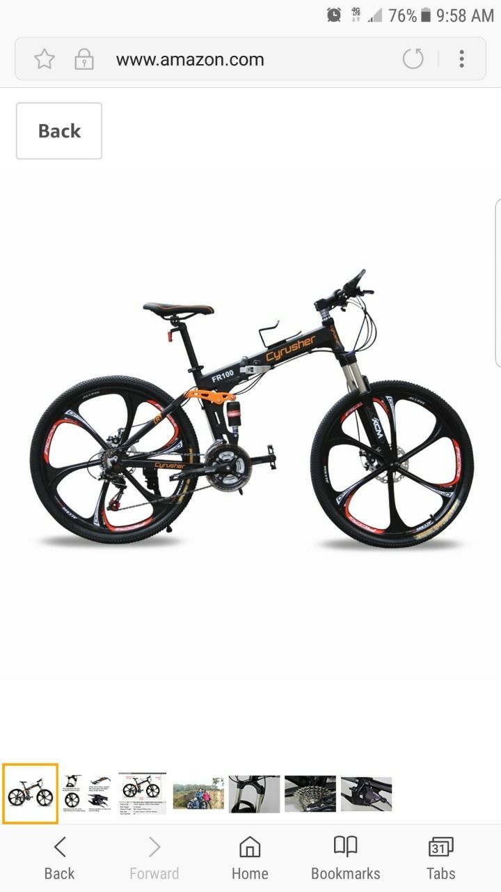 Cyrusher FR100 Full Suspention 24 Speeds Folding Mountain Bike