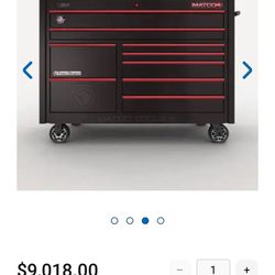 Matco 4s Toolbox  9/10 Condition (Double bay)****With Hutch, Power Drawer, Power Hutch, Smart Tv, And Sound Bar