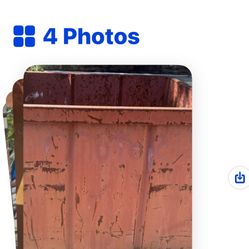 Metal Bin 4’x4’x4’