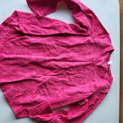 Jrs XL Exertek Woman pink fleece vneck Lot 17