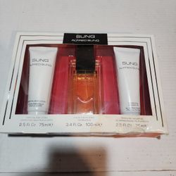 Sung Perfume by Alfred Sung for Women 3.4 oz EDT Spray for Women Gift Set