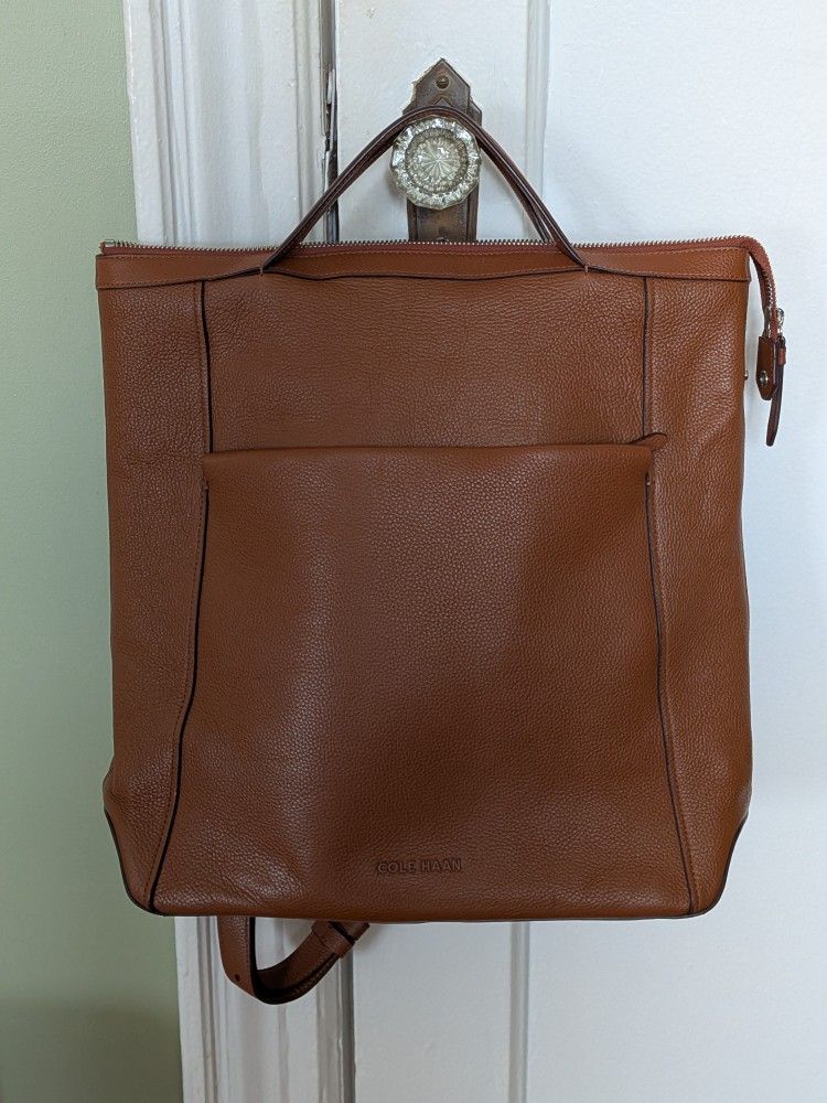 Cole Haan Grand Ambition Convertible Backpack (British Tan)
