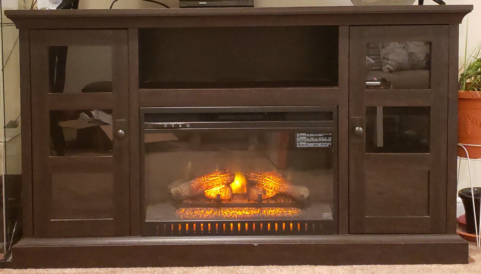 Electric fireplace & TV Stand