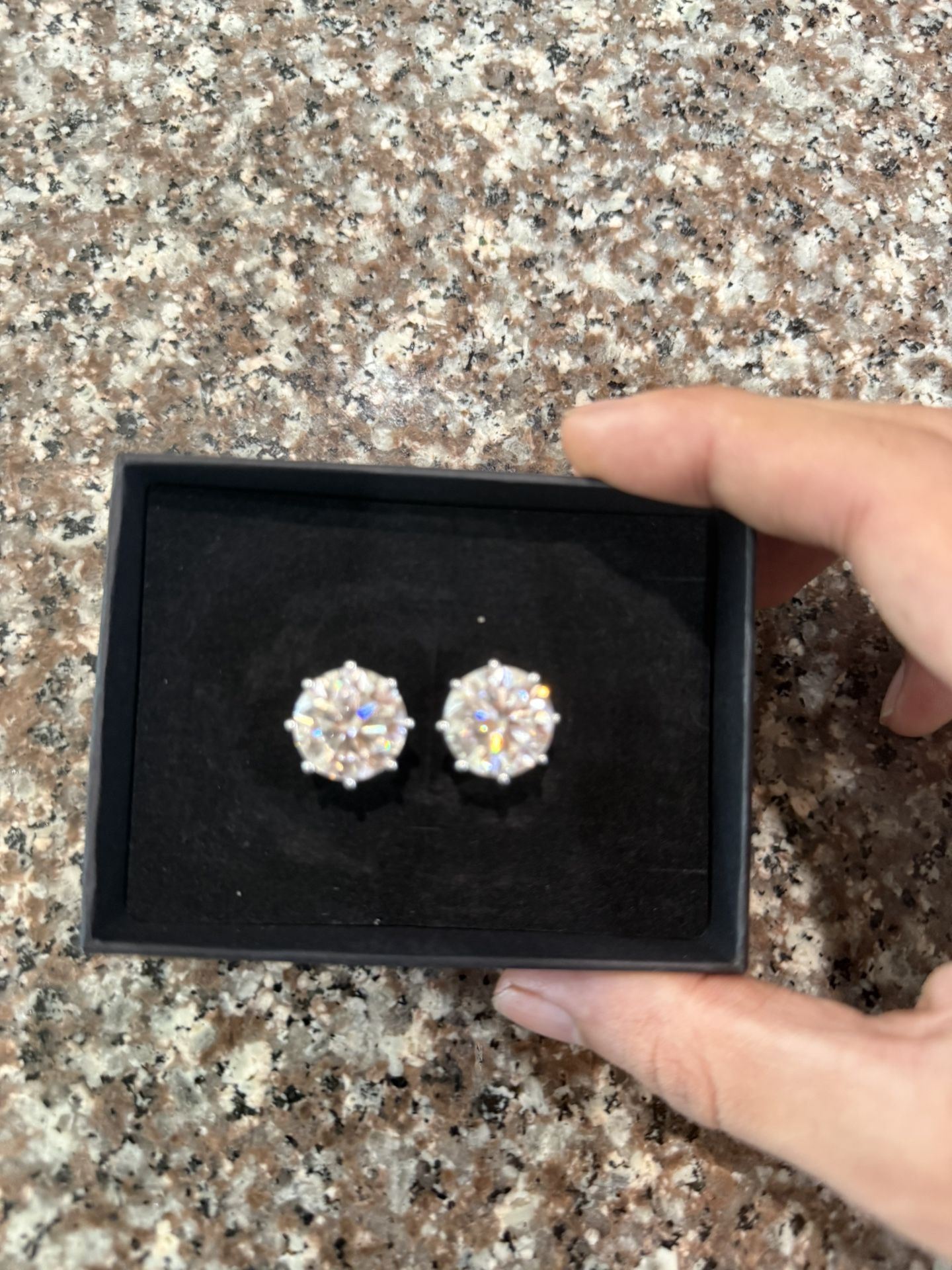 Diamond Test Approved Moissanite 15MM Earrings