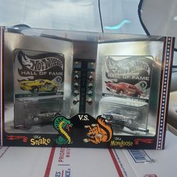 Hot Wheels Snake & Mongoose Hall Of Fame Set #9014/10000