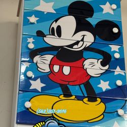 Dresser Mickey Mouse For Kids 5 Drawer Cajonera Para Niños 