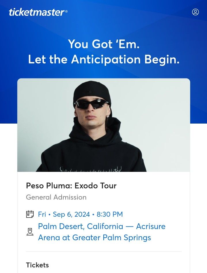 Peso Pluma Pit Tickets