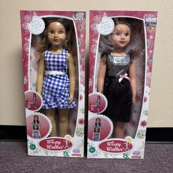 Wispy Walker Dolls $30 For Both 28” Tall 