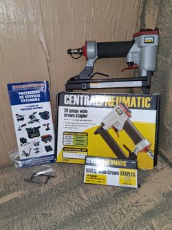 Crown stapler central pneumatic