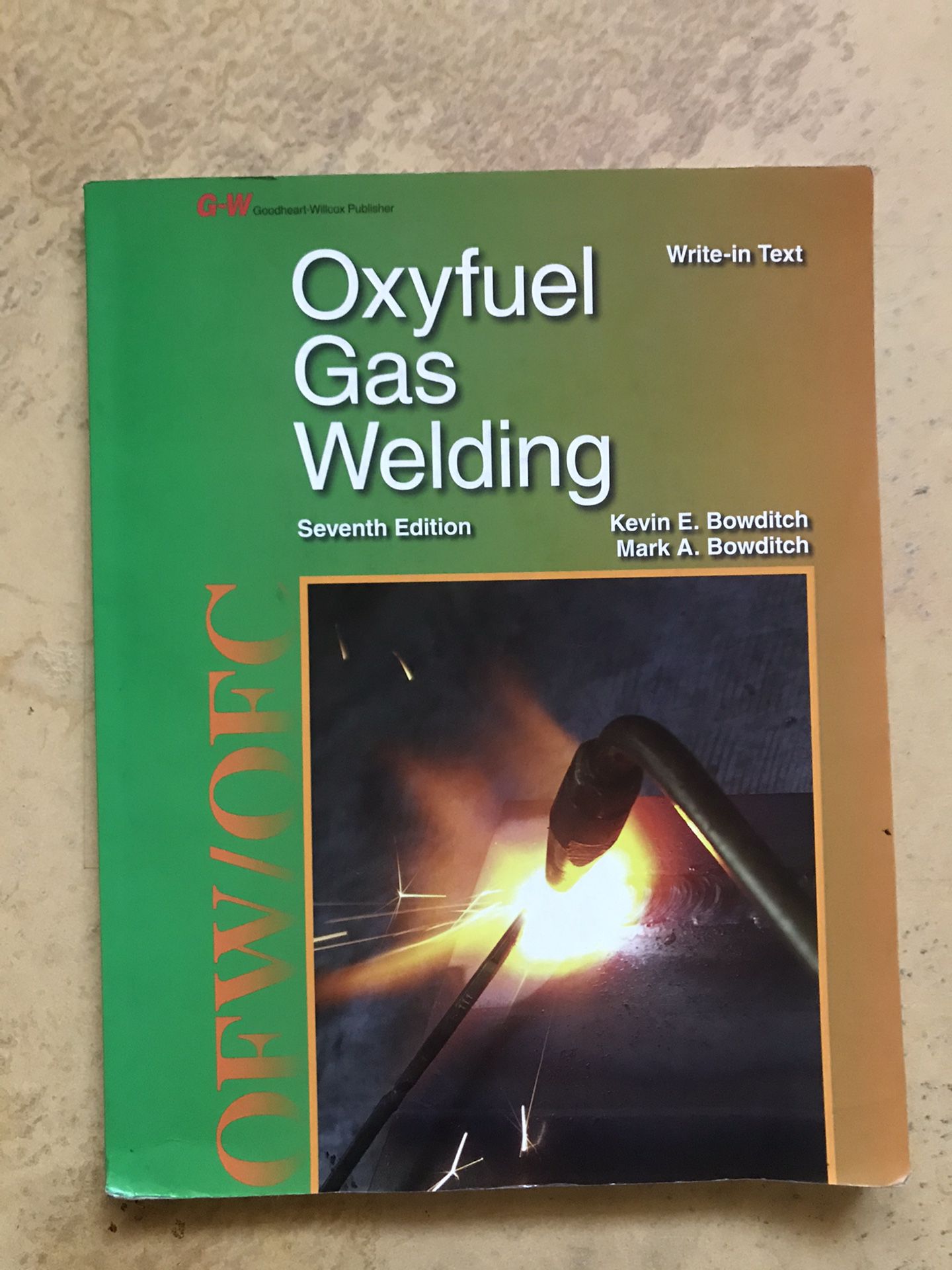 Oxyfuel gas welding book 7th edition