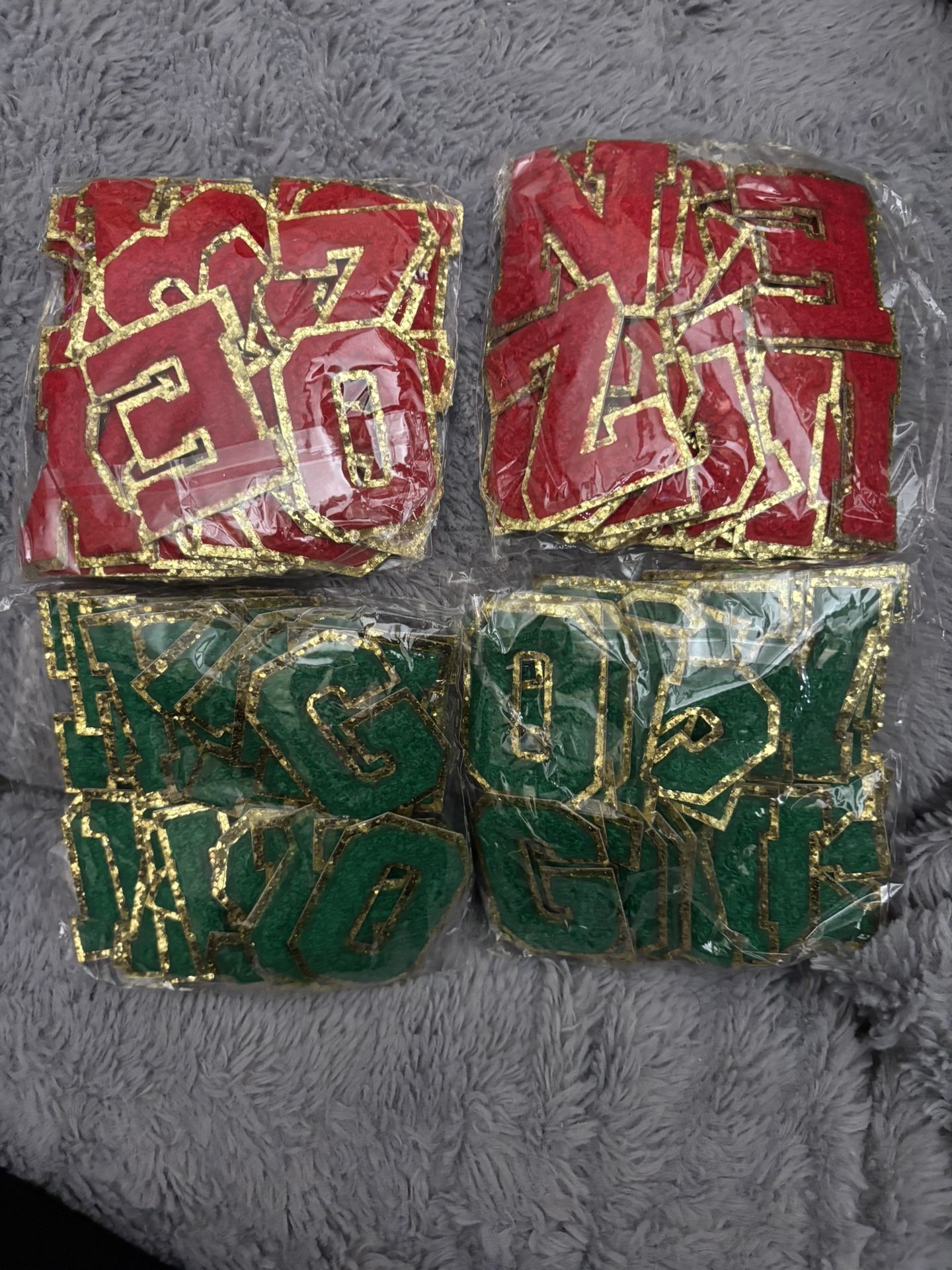 New fuzzy sticker letters they have multiple uses